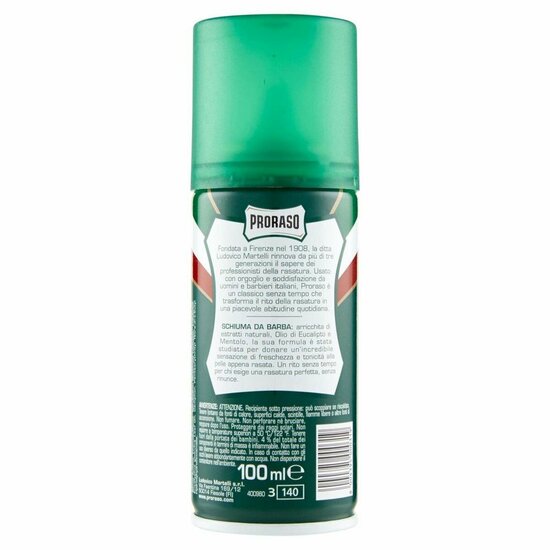 Scheerschuim Proraso Refresh Eucalyptus 2