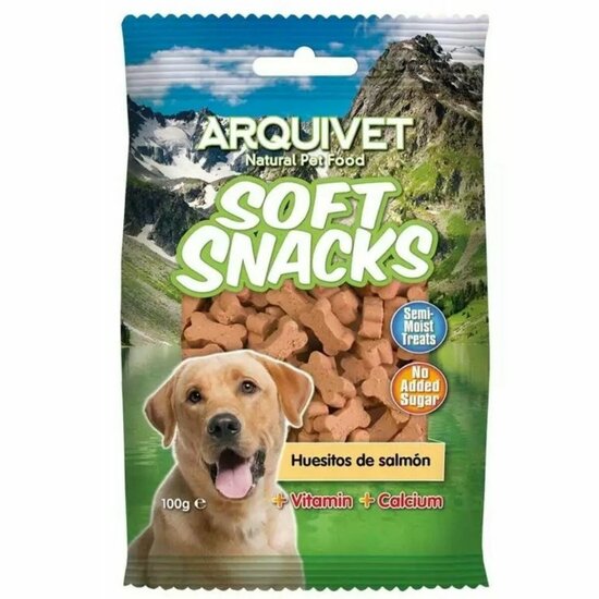 Hondensnoepjes Arquivet Soft Snacks Salmon Vis 100 g 1