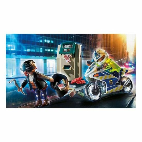 Playset City Action Police Motorbike Playmobil 70572 (32 pcs) 2