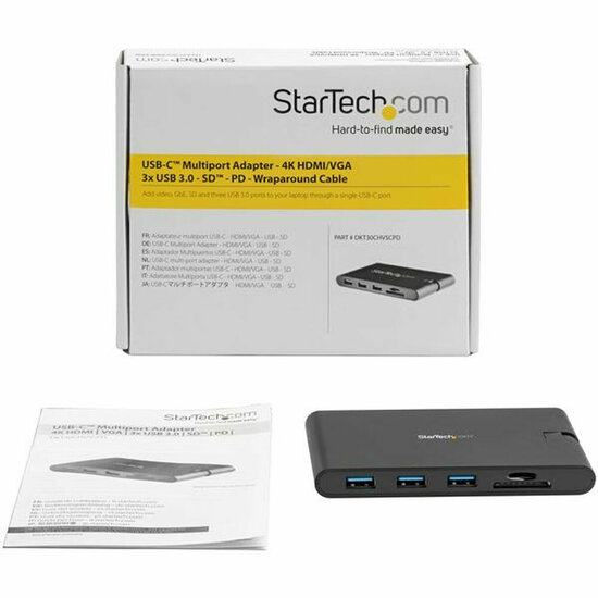 Dockstation Startech DKT30CHVSCPD         Zwart 88 g 7