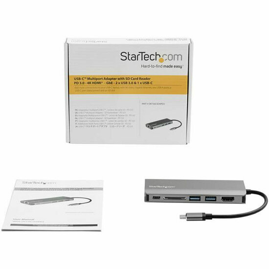 Dockstation Startech DKT30CSDHPD3         4K Ultra HD Grijs 2