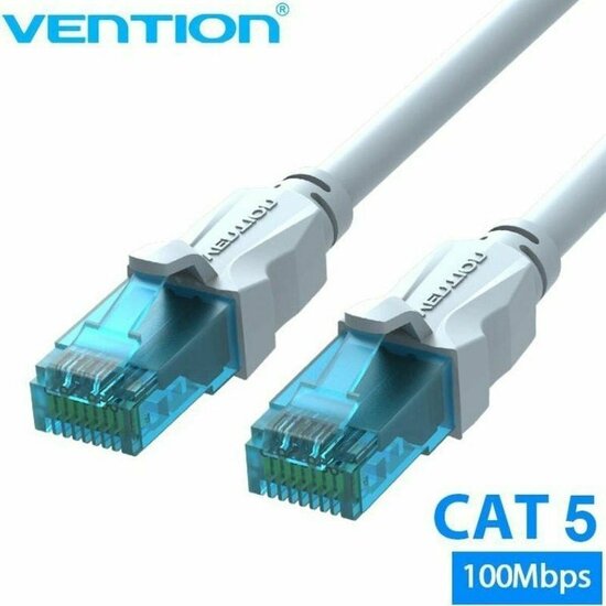 Stevige UTP-netwerkkabel Cat5e Vention VAP-A10-S1500 Blauw 15 m 1