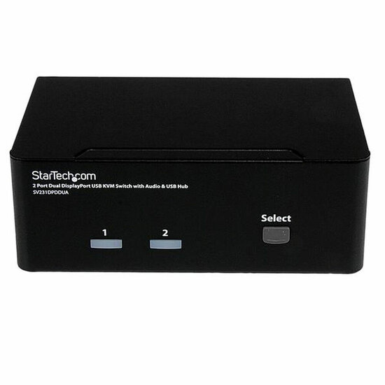 KVM switch Startech SV231DPDDUA Zwart 1