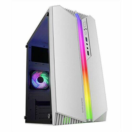 ATX Semi-toren BehuizingMars Gaming MC-S1 Wit 2