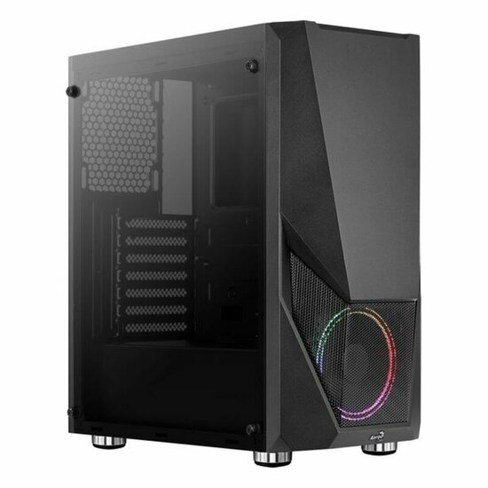 ATX Semi-toren BehuizingAerocool Zauron LED RGB Zwart 1