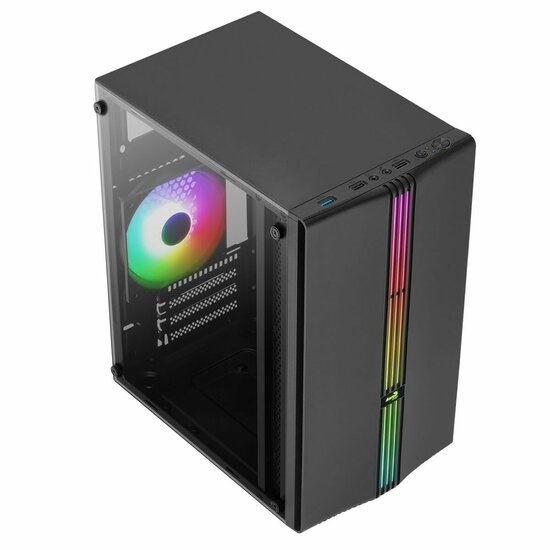 ATX Semi-toren BehuizingAerocool PGS Evo Mini-G-BK-v1 Zwart 2