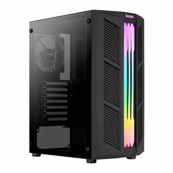 Micro ATX/ATX/ ITXMidtower Behuizing Aerocool Prime Zwart RGB 2