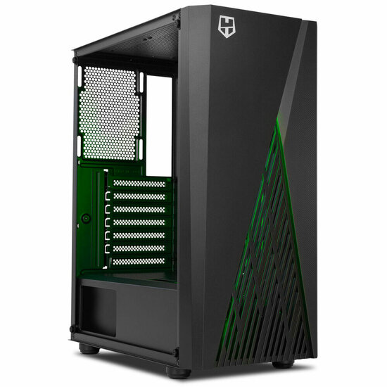 ATX Semi-toren BehuizingNox NXHUMMERFROST Zwart ATX 2