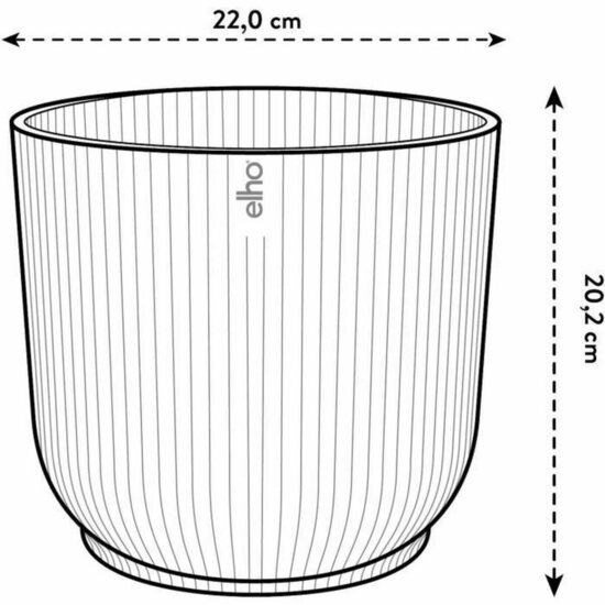 Bloempot Elho   Rond Roze Plastic 2