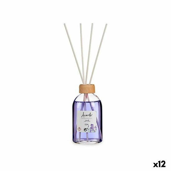 Geurstokjes Lavendel 100 ml (12 Stuks) 1