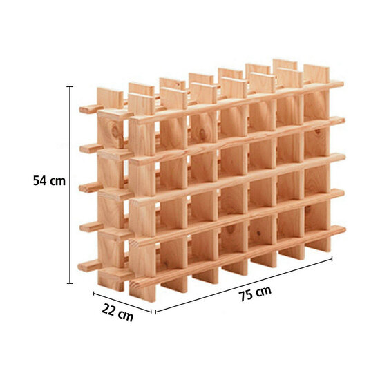 Flessenrek Astigarraga Bruin Pijnboom (75 x 22 x 54 cm) 3