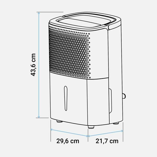 Luchtontvochtiger Universal Blue 900-UCDH8000 200 W 10 L 2