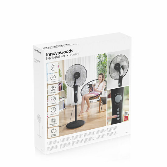 Staande ventilator InnovaGoods Breezinn Zwart 45 W 7