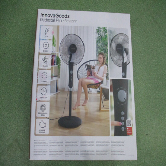 Staande ventilator InnovaGoods Breezinn Zwart 45 W 8