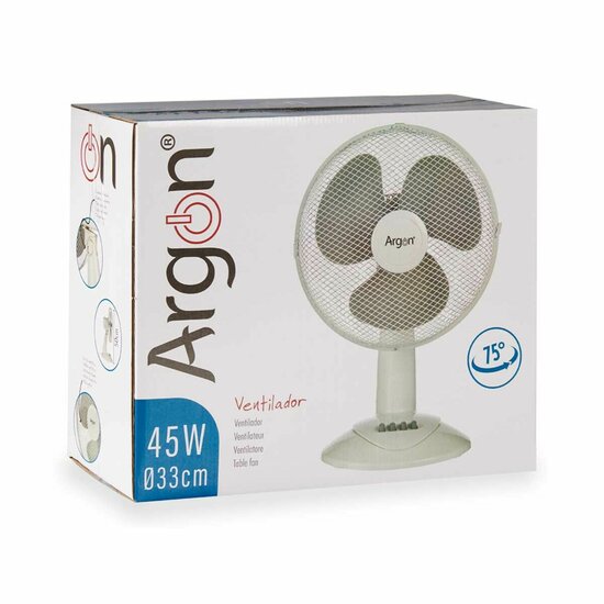 Tafelventilator 45 W Wit 3