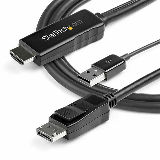 Adapter DisplayPort naar HDMI Startech HD2DPMM3M 3 m Zwart 3