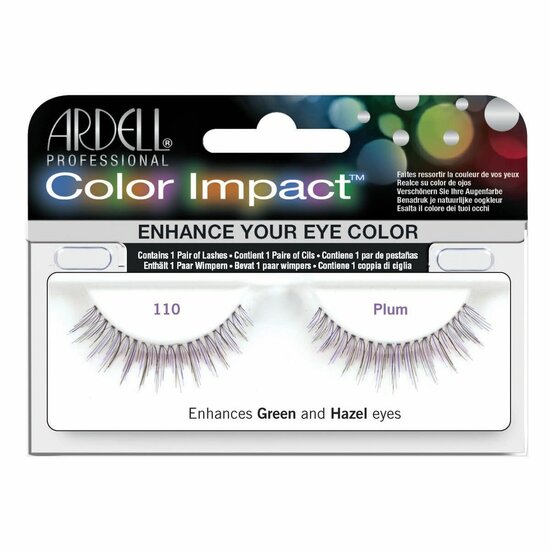 Set van nepwimpers Ardell Color Impact N&ordm; 110 Plum 1