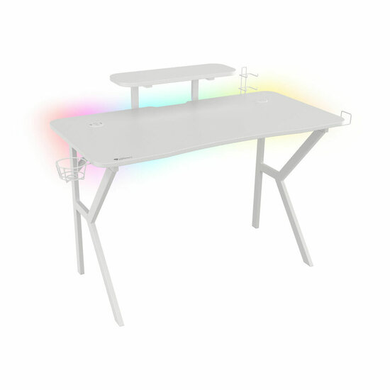 Tafel Gaming Genesis Holm 320 RGB Wit 2