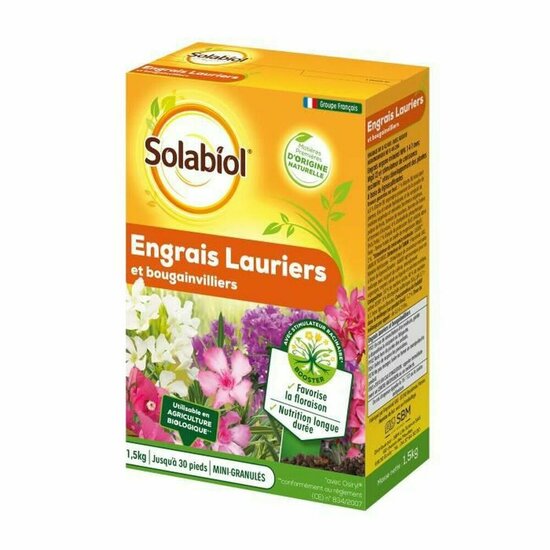 Biologische meststof Solabiol Laurel Bougainvillea 1,5 Kg 1