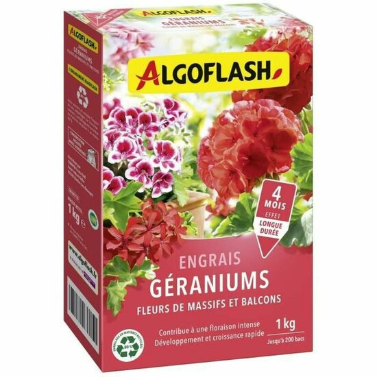 Kunstmest voor planten Algoflash SMART1N Geranium Blommor 1 kg 1