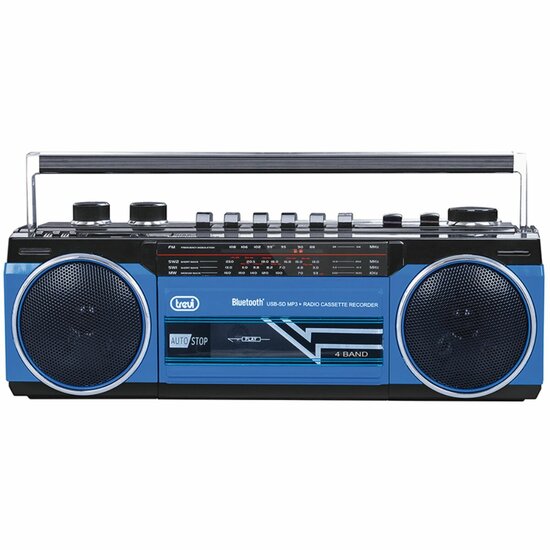 Draagbare Bluetooth Radio Trevi RR 501 BT Blauw Zwart/Blauw 1