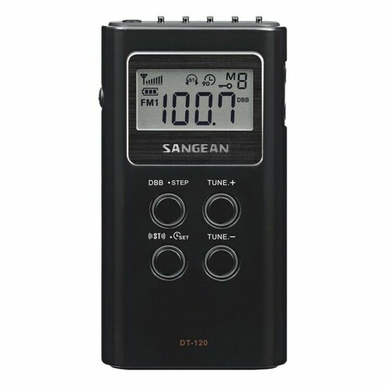 Transitorradio Sangean DT-210 Zilverkleurig 5