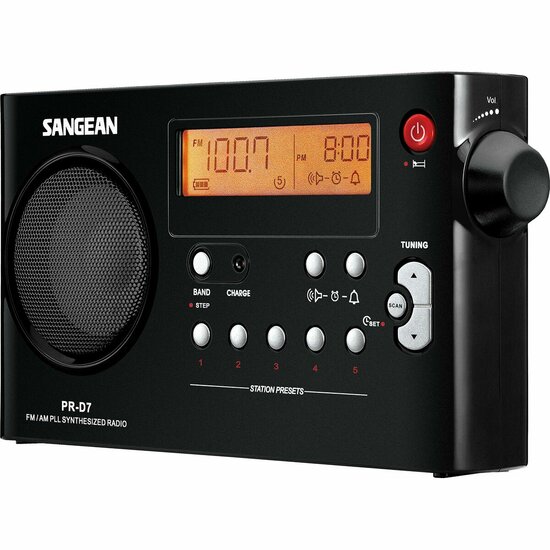 Radio Sangean PR-D7 Zwart 1