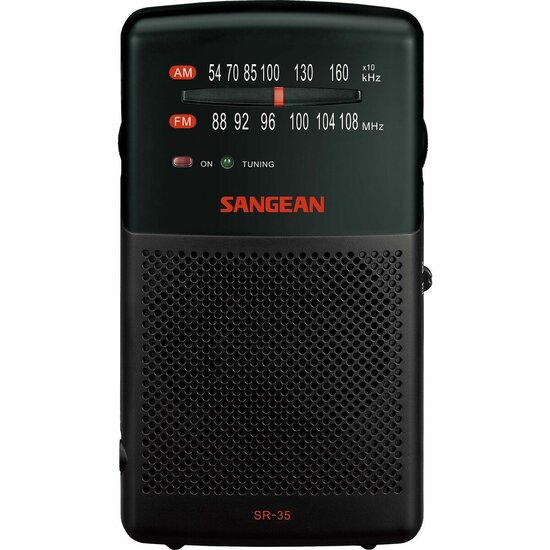 Radio Sangean SR35B NEGRO Zwart 3