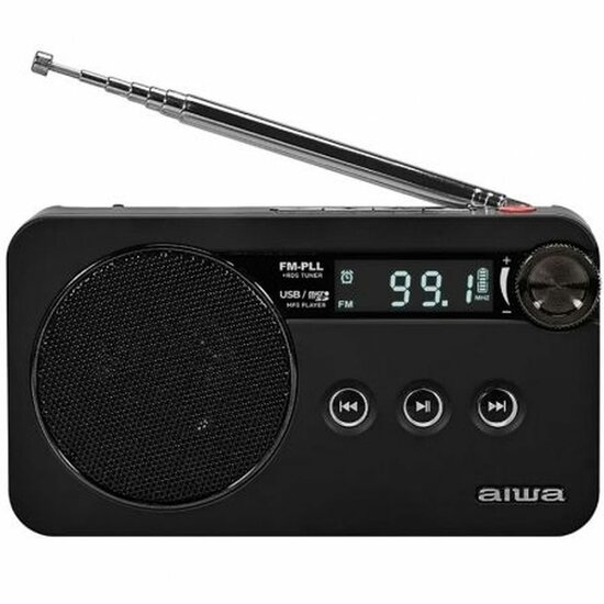 Radio met cd- en mp3-speler Aiwa RS-77PLL/BK 1