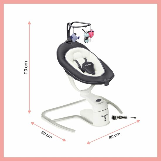 Baby wipstoel Babymoov Swing Swing Grijs 2