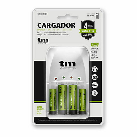 Batterijlader TM Electron R03/R6 1