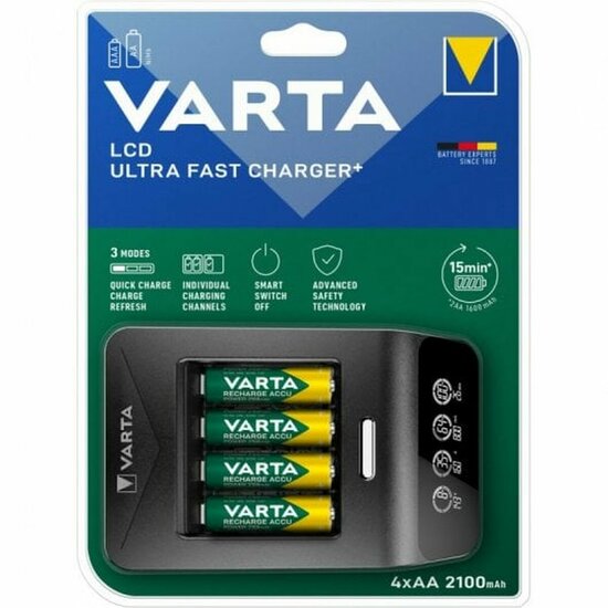 Oplader + Oplaadbare Batterijen Varta 57685 101 441 2