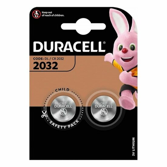 Lithium Knoopcelbatterij DURACELL DL 2032     2UD 3 V (10 Stuks) 2