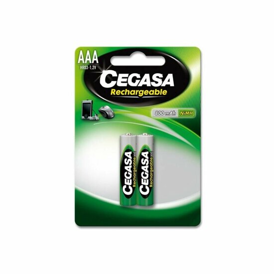 Oplaadbare Batterijen Cegasa HR3 800 mAh 800 mAh (2 uds) 1