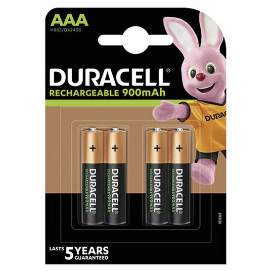 Oplaadbare Batterijen DURACELL StayCharged AAA (4pcs) HR03 AAA 1,2 V AAA 2