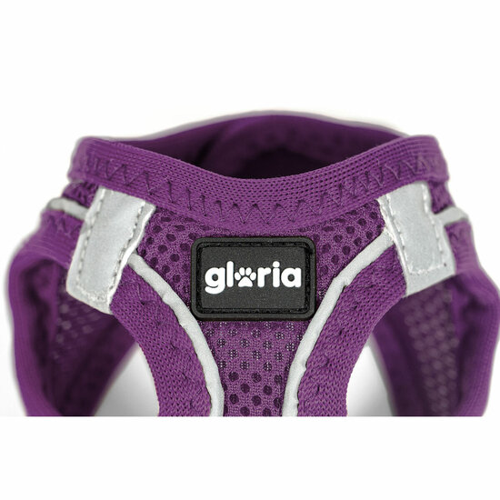 Hondentuigje Gloria Trek Star 24-26 cm 28-28,6 cm Paars XXS 3