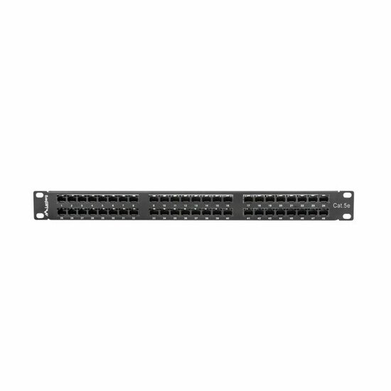 Patchpanel 48 UTP-Poorten Categorie 6 Lanberg PPU5-1048-B 4