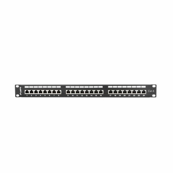 Patchpanel 24 UTP-Poorten Categorie 6 Lanberg PPS6-1024-B 4