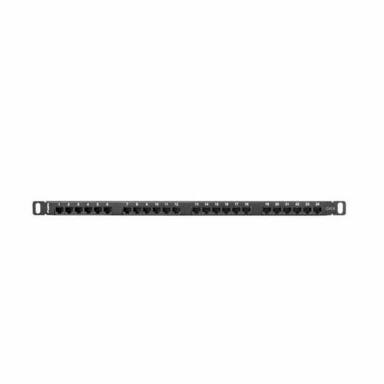 Patchpanel 24 UTP-Poorten Categorie 6 Lanberg PPU6-0024-B 1