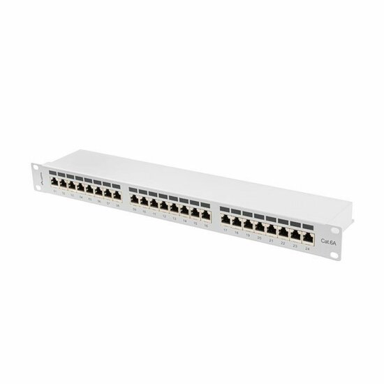 Patchpanel 24 UTP-Poorten Categorie 5e Lanberg PPSA-1024-S 2