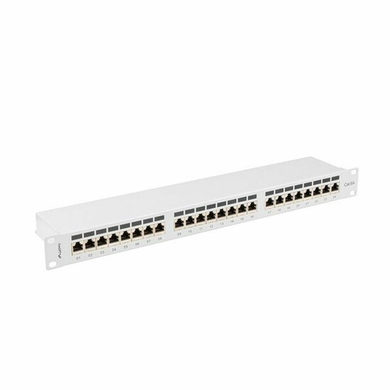 Patchpanel 24 UTP-Poorten Categorie 5e Lanberg PPSA-1024-S 5