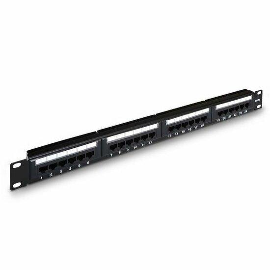 Patchpanel 24 UTP-Poorten Categorie 5e Aisens A141-0307 2