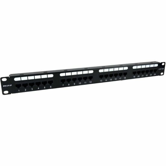 Patchpanel 24 UTP-Poorten Categorie 6 Phasak PU 2421 2