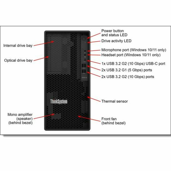 Server Lenovo 7D8JA043EA 16 GB RAM 2