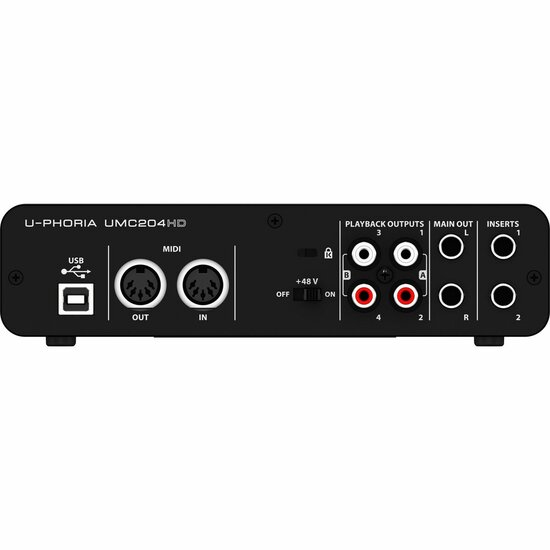 Audio interface Behringer UMC204HD 2