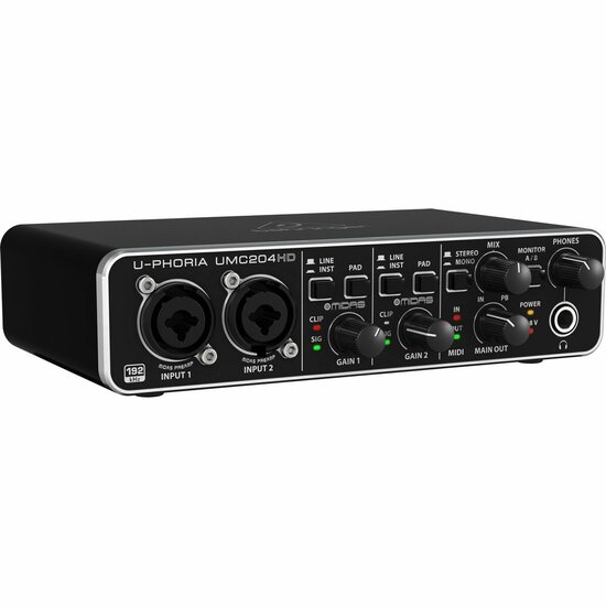 Audio interface Behringer UMC204HD 3