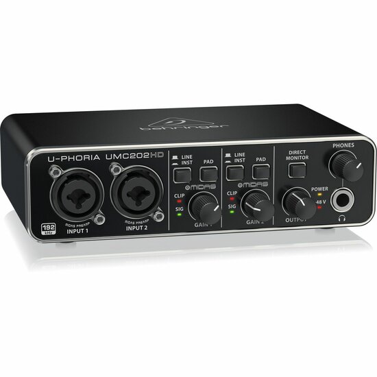 Audio interface Behringer UMC202HD 3