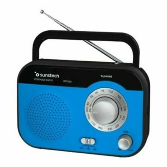 Transistorradio Sunstech RPS560BL 800 mW Blauw 1