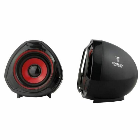 PC speakers Berserker Gaming HATI Zwart Rood 5 W Bluetooth luidspreker 2