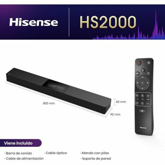 PC speakers Hisense Zwart Bluetooth luidspreker 2